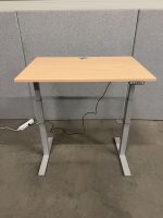 Electric sit-stand desk with cable management – 120x80xH62-128 cm, ST04379 - Image 2