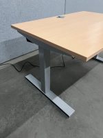 Electric sit-stand desk with cable management – 120x80xH62-128 cm, ST04379 - Image 3