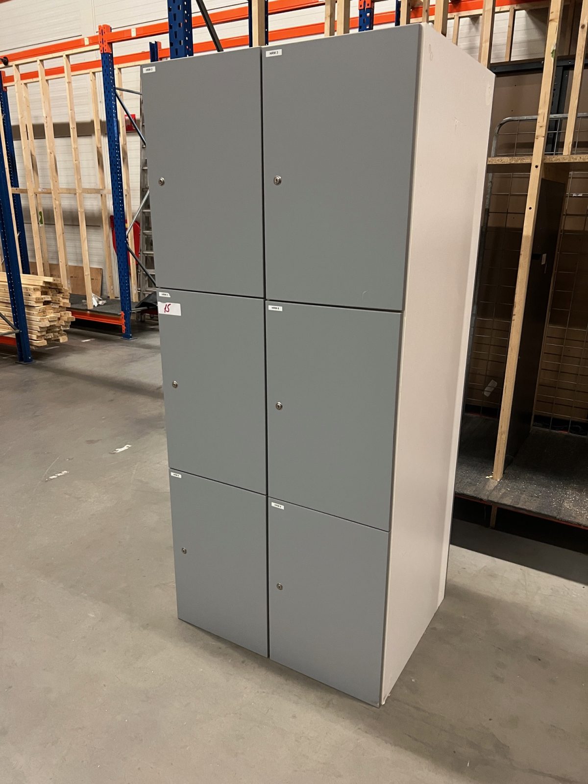 Locker with 6 spaces – 80x64xH180 cm, ST04402 - Image 3