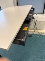 Drentea - Electric sit-stand desk with cable management – 120/140/160/180x80xH62-128 cm, ST04427 - Image 6