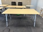 Adjustable desk with screw and cable management – 160x80xH64-86 cm, ST04422