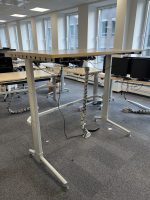 Electric sit-stand desk with cable management and display with memory – 160x80x72-138 cm, ST04419 - Image 9