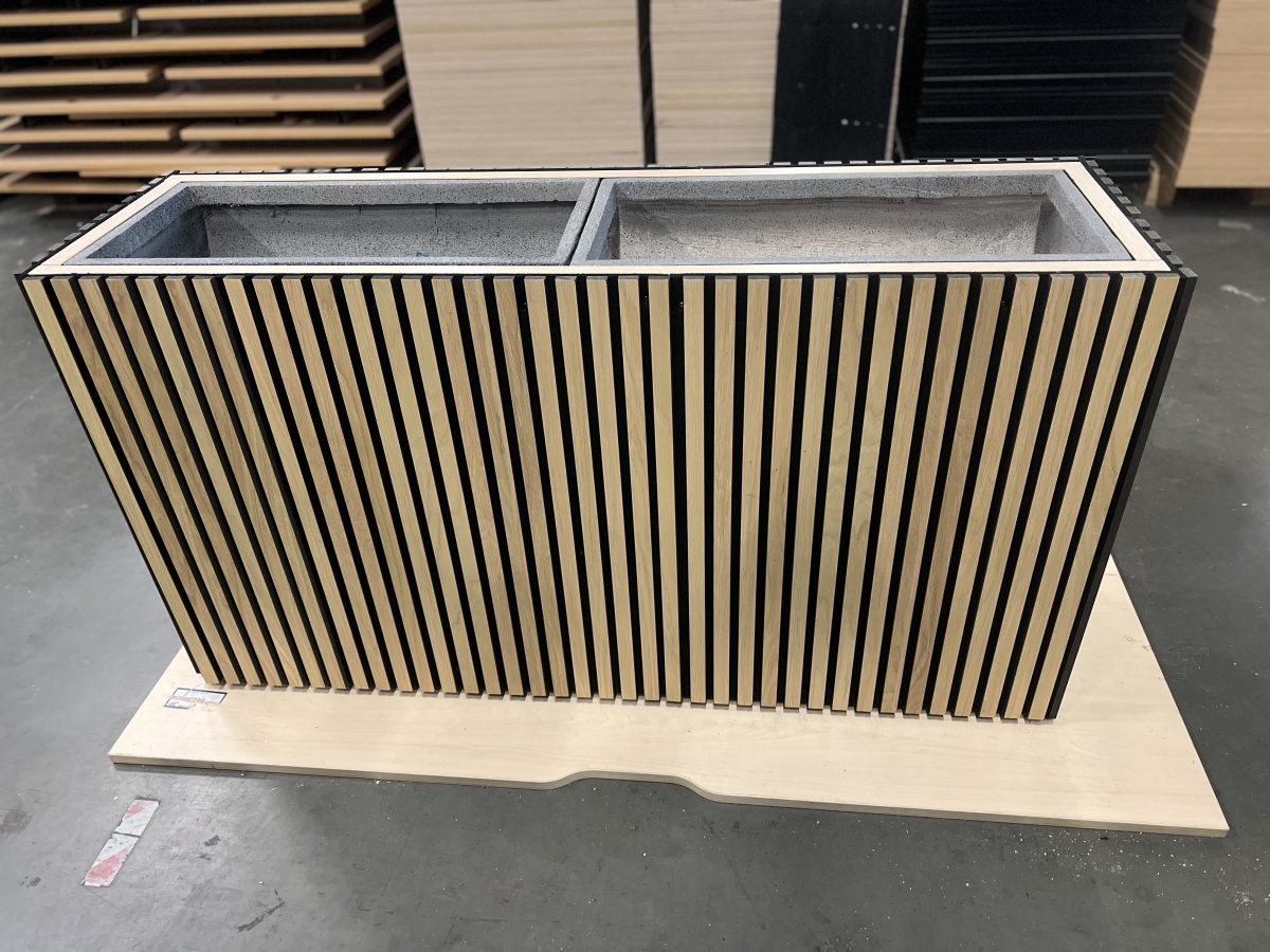 NEW - Acoustic panels planter - 150x44xH80 cm, ST04432 - Image 3