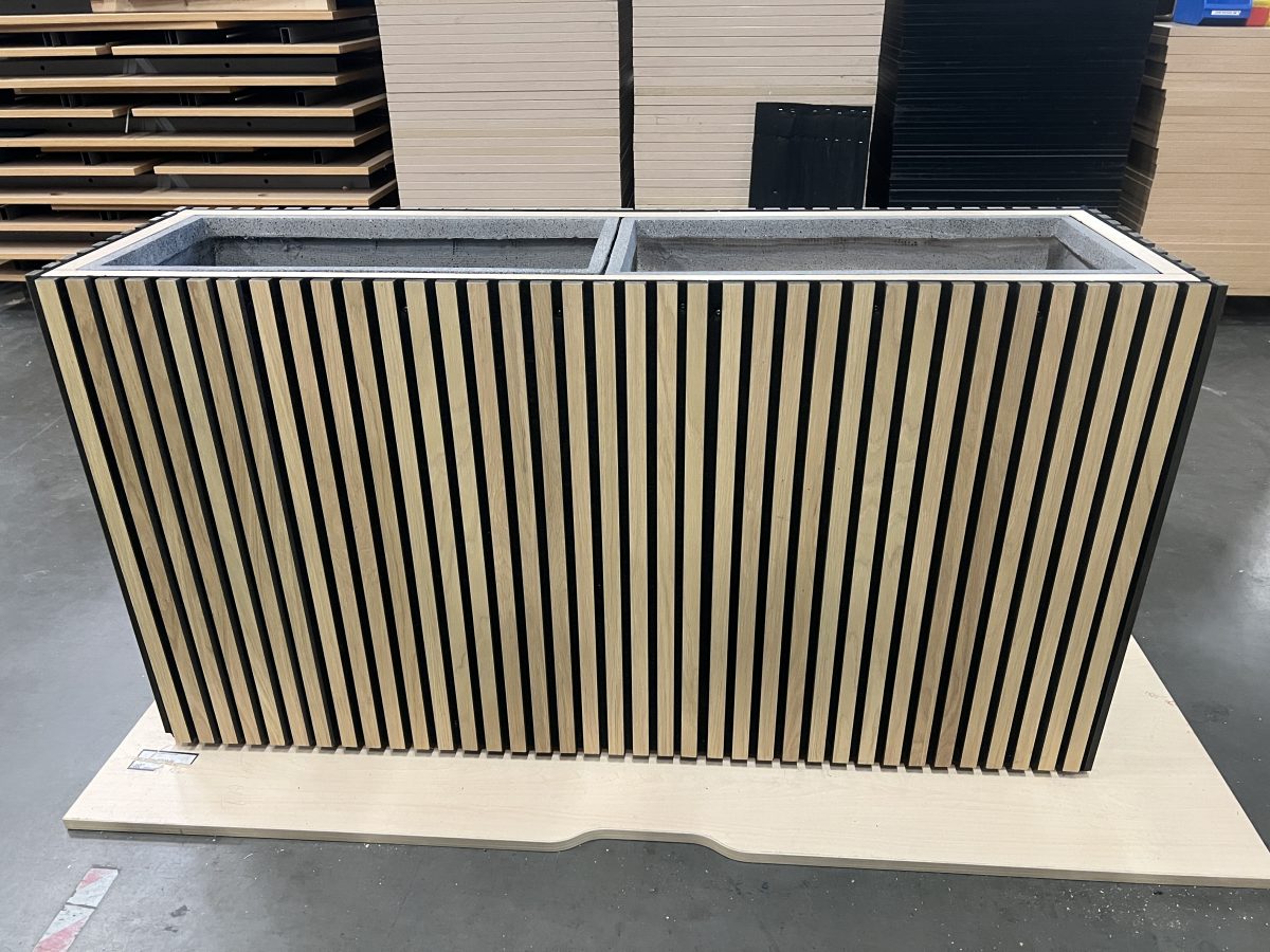 NEW - Acoustic panels planter - 150x44xH80 cm, ST04432 - Image 4