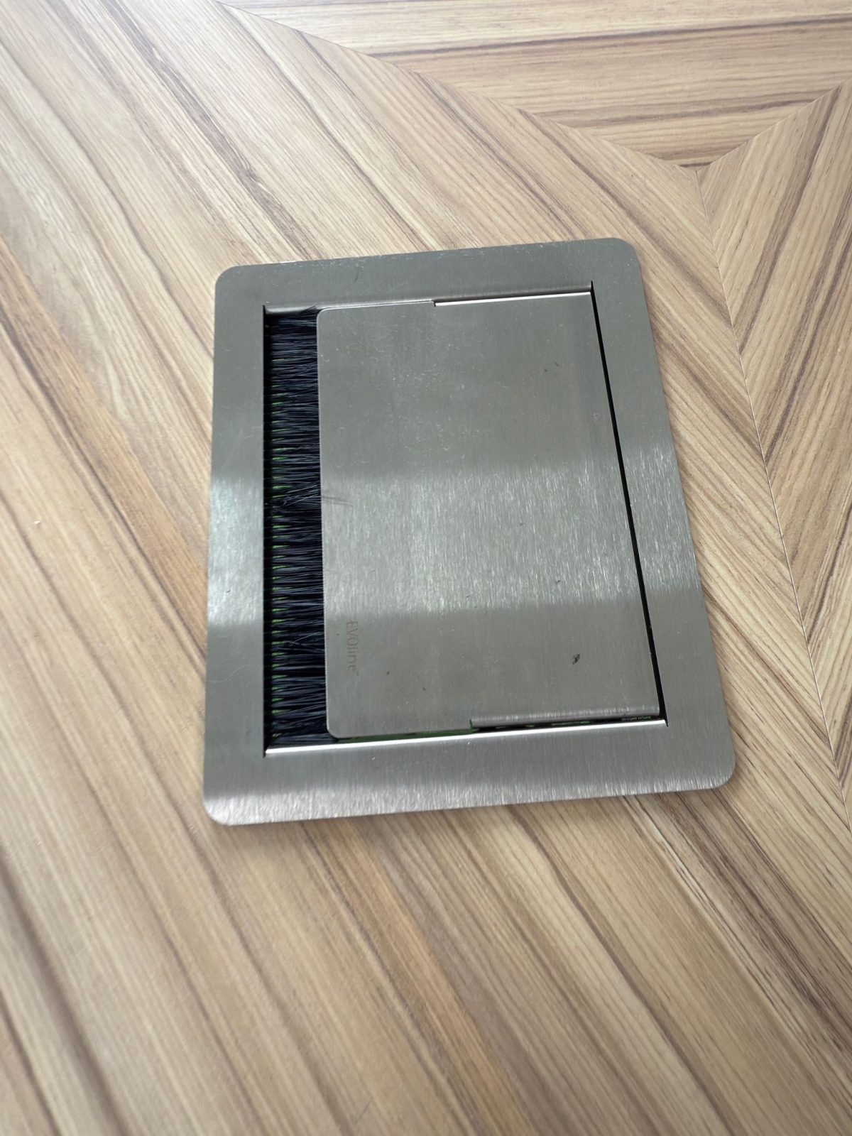 Conference table with power socket – diameter 200xH75 cm, ST04410 - Image 4