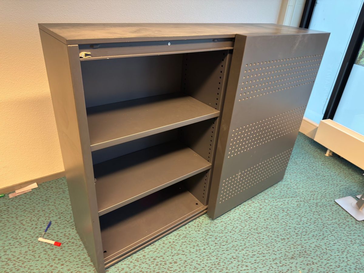 Acoustic storage cabinet – 160x46xH120 cm, ST04430 - Image 3