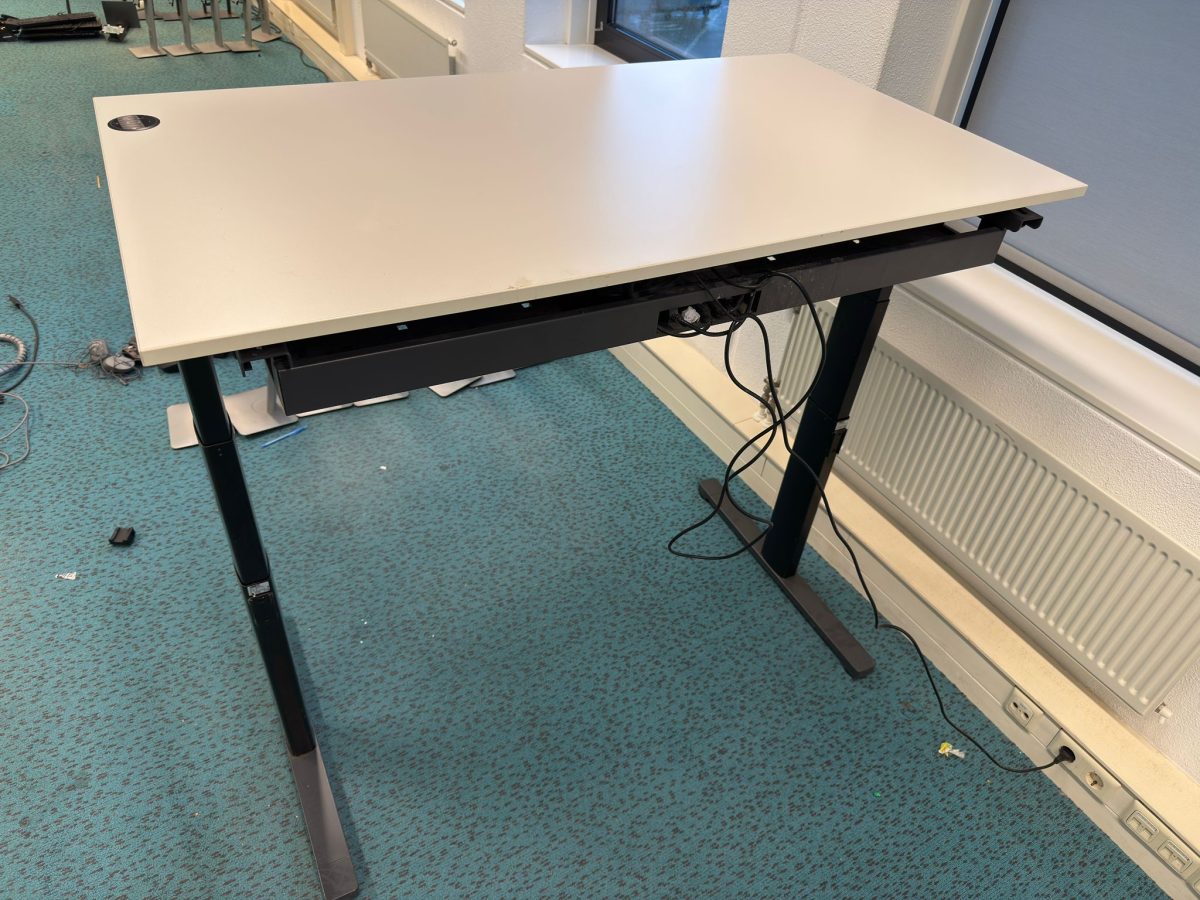 Drentea - Electric sit-stand desk with cable management – 120/140/160/180x80xH62-128 cm, ST04427 - Image 3