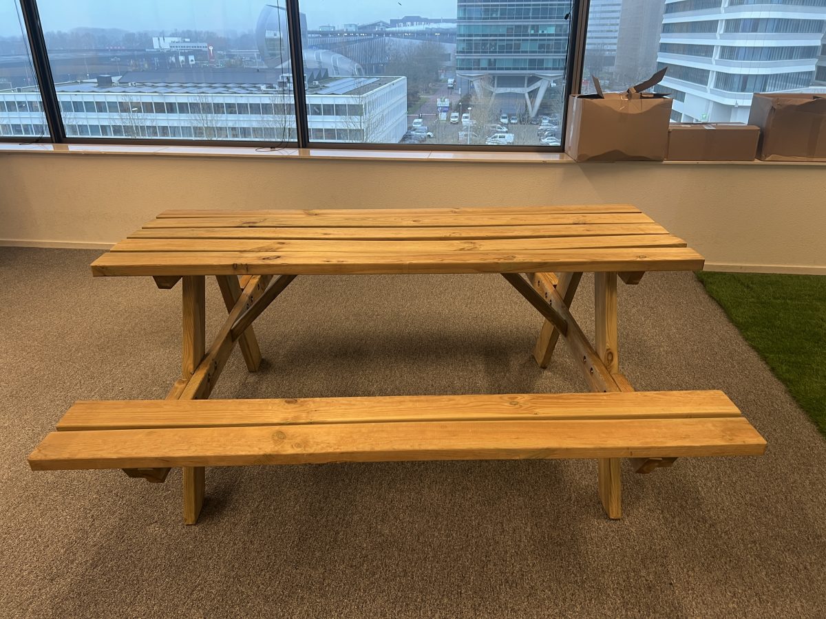 Picnic table - 180x160xH78 cm, ST04464 - Image 4