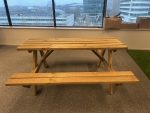 Picnic table - 180x160xH78 cm, ST04464 - Image 4