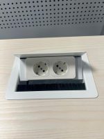 Drentea - Adjustable desk with crank, power socket and cable management – 160x80xH65-89 cm, ST04440 - Image 5