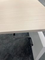 Drentea - Adjustable desk with crank, power socket and cable management – 160x80xH65-89 cm, ST04440 - Image 7