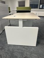 Drentea - Adjustable desk with crank, power socket and cable management – 160x80xH65-89 cm, ST04440 - Image 10
