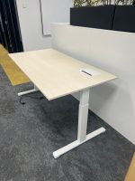 Drentea – Adjustable desk with crank, power socket and cable management – 160x80xH65-89 cm, ST04443 - Image 8