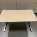 Vepa – Adjustable desk with crank and cable management – 120x80xH64-84 cm, ST03899