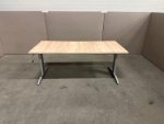 Adjustable desk refurbished with crank and cable management ( the top is NEW ) – 180x80xH62-86 cm, ST04065