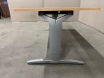 Adjustable desk refurbished with crank and cable management ( the top is NEW ) – 200x80xH62-86 cm, ST04067 - Image 10
