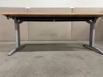 Adjustable desk refurbished with crank and cable management ( the top is NEW ) – 180x80xH62-86 cm, ST04068 - Image 7