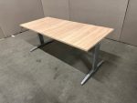 Adjustable desk refurbished with crank and cable management ( the top is NEW ) – 180x80xH62-86 cm, ST04066 - Image 5