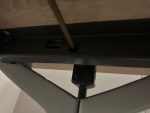 Adjustable desk refurbished with crank and cable management ( the top is NEW ) – 180x80xH62-86 cm, ST04066 - Image 9