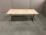 Adjustable desk refurbished with crank and cable management ( the top is NEW ) – 180x80xH62-86 cm, ST04066 - Image 2