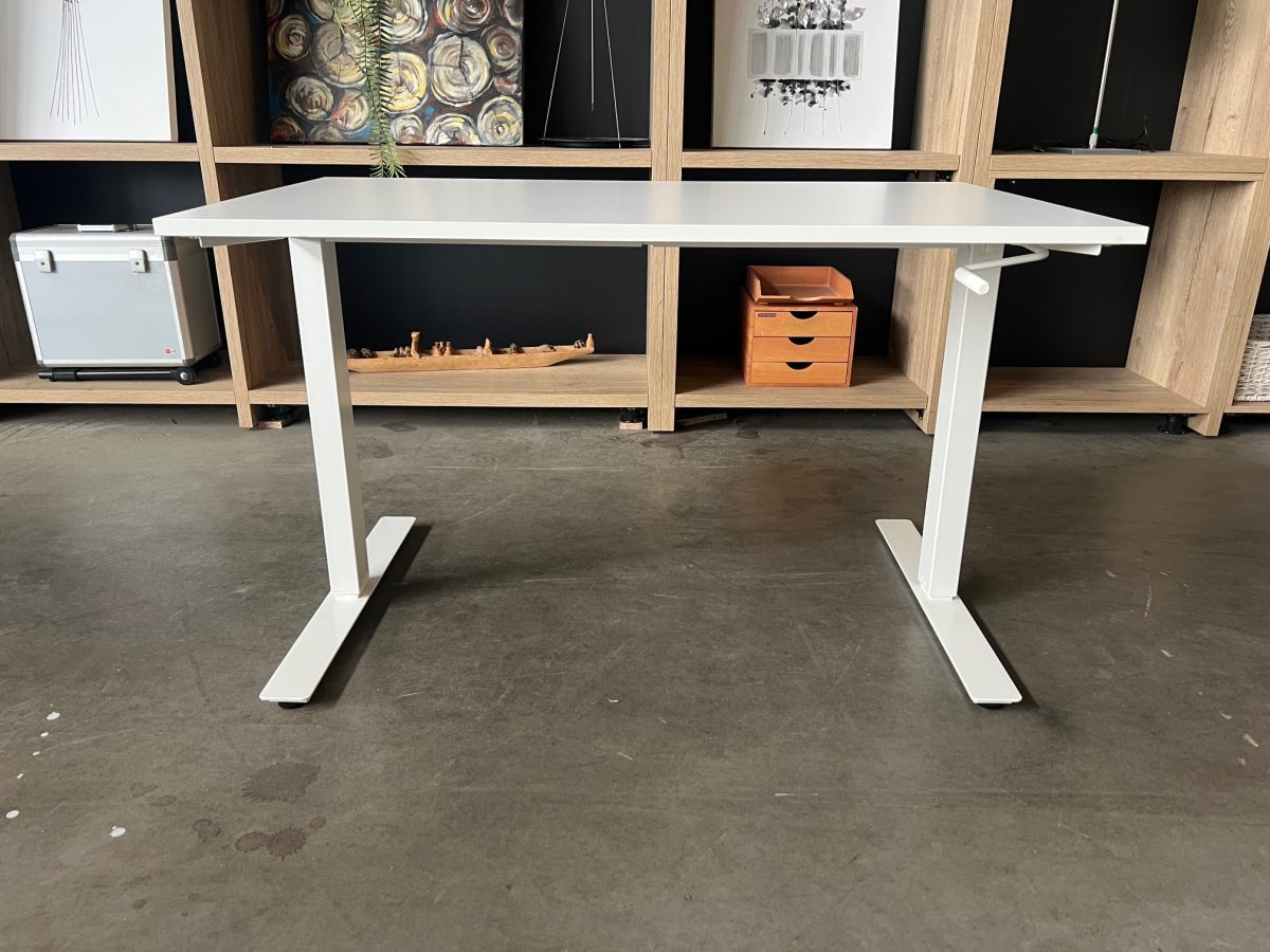 Ikea – Adjustable sit-stand desk with crank – 120x70xH70-120 cm, ST04251 - Image 3