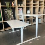 Linak – Electric sit-stand duo-desk with clable management – 160x80xH71-121 cm, ST04331