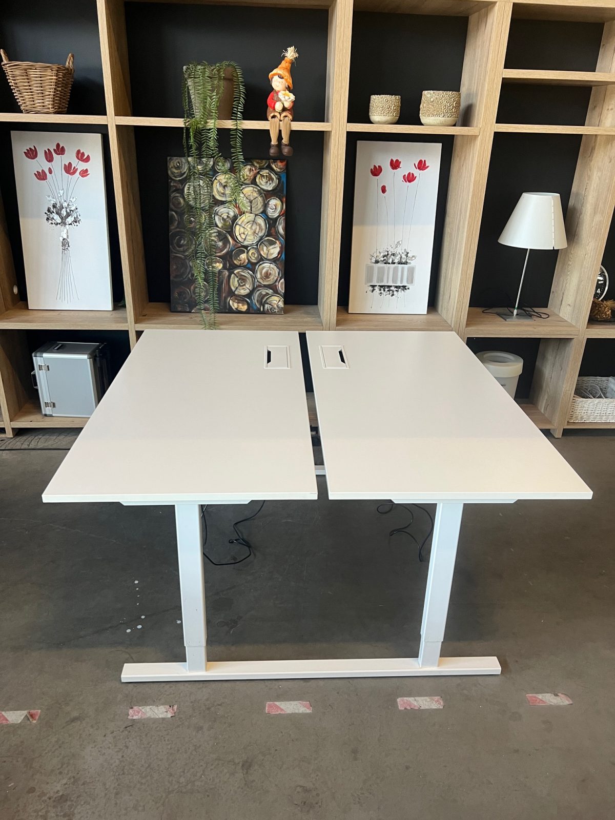 Linak – Electric sit-stand duo-desk with clable management – 160x80xH71-121 cm, ST04331 - Image 4