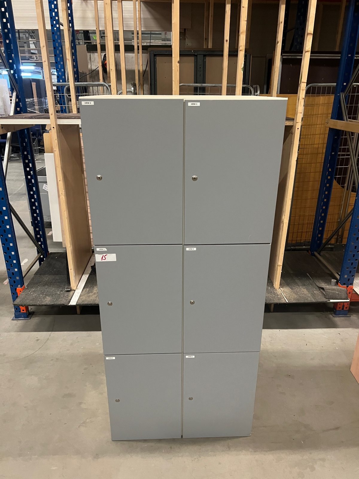 Locker with 6 spaces – 80x64xH180 cm, ST04402 - Image 2