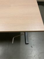 Vepa – Adjustable desk with crank and cable management – 140x80xH64-84 cm, ST03900 - Image 6