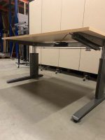 Vepa – Adjustable desk with crank and cable management – 120x80xH64-84 cm, ST03899 - Image 6