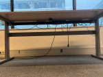 Electric sit-stand desk with power socket – 180x90xH65-115 cm, ST04461 - Image 4