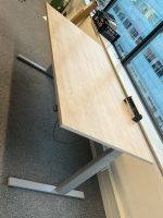 Electric sit-stand desk with power socket – 180x90xH65-115 cm, ST04461 - Image 2