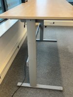 Electric sit-stand desk with power socket – 180x90xH65-115 cm, ST04461 - Image 9