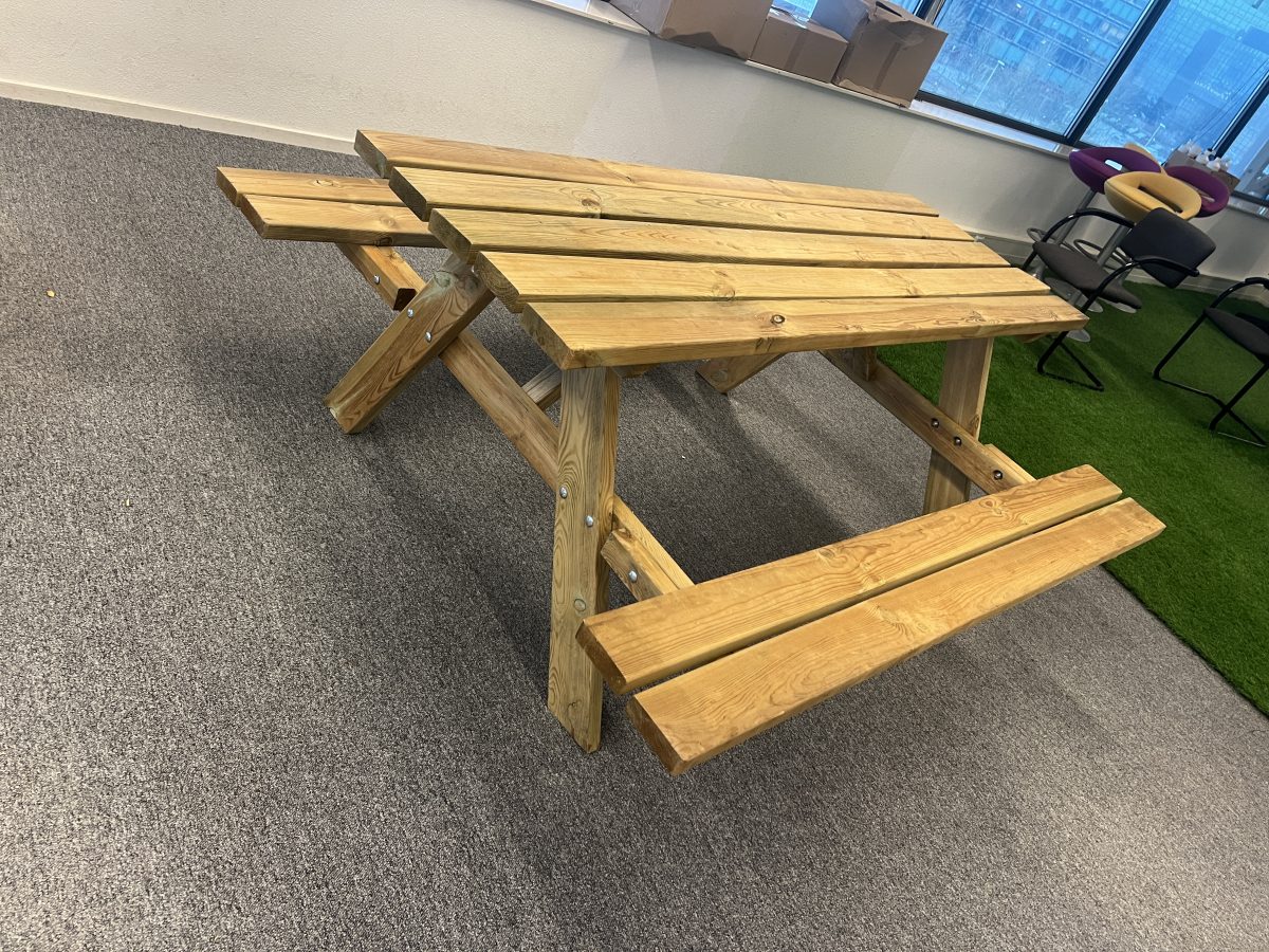 Picnic table - 180x160xH78 cm, ST04464 - Image 5