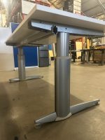 Adjustable desk refurbished with crank and cable management ( the top is NEW )– 160x80xH64-90 cm, ST02918 - Image 13
