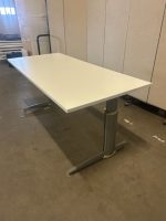 Adjustable desk refurbished with crank and cable management ( the top is NEW )– 160x80xH64-90 cm, ST02918 - Image 8
