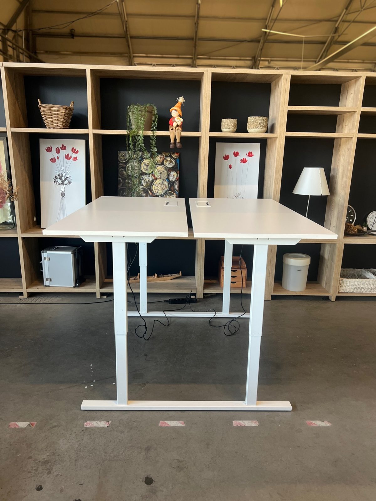 Linak – Electric sit-stand duo-desk with clable management – 160x80xH71-121 cm, ST04331 - Image 2