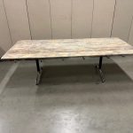 Massive wooden conference table – 260x117xH74 cm, ST03783