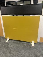 Acoustic office divider – 160x3xH120 cm, ST04441 - Image 3