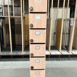 Locker with 6 spaces – 36x56xH198 cm, ST04403