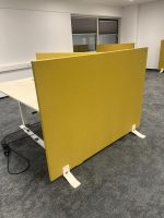 Acoustic office divider – 160x3xH120 cm, ST04441 - Image 4