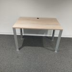 Ahrend – Adjustable desk with crank and cable management – 120x80xH62-82 cm, ST03126