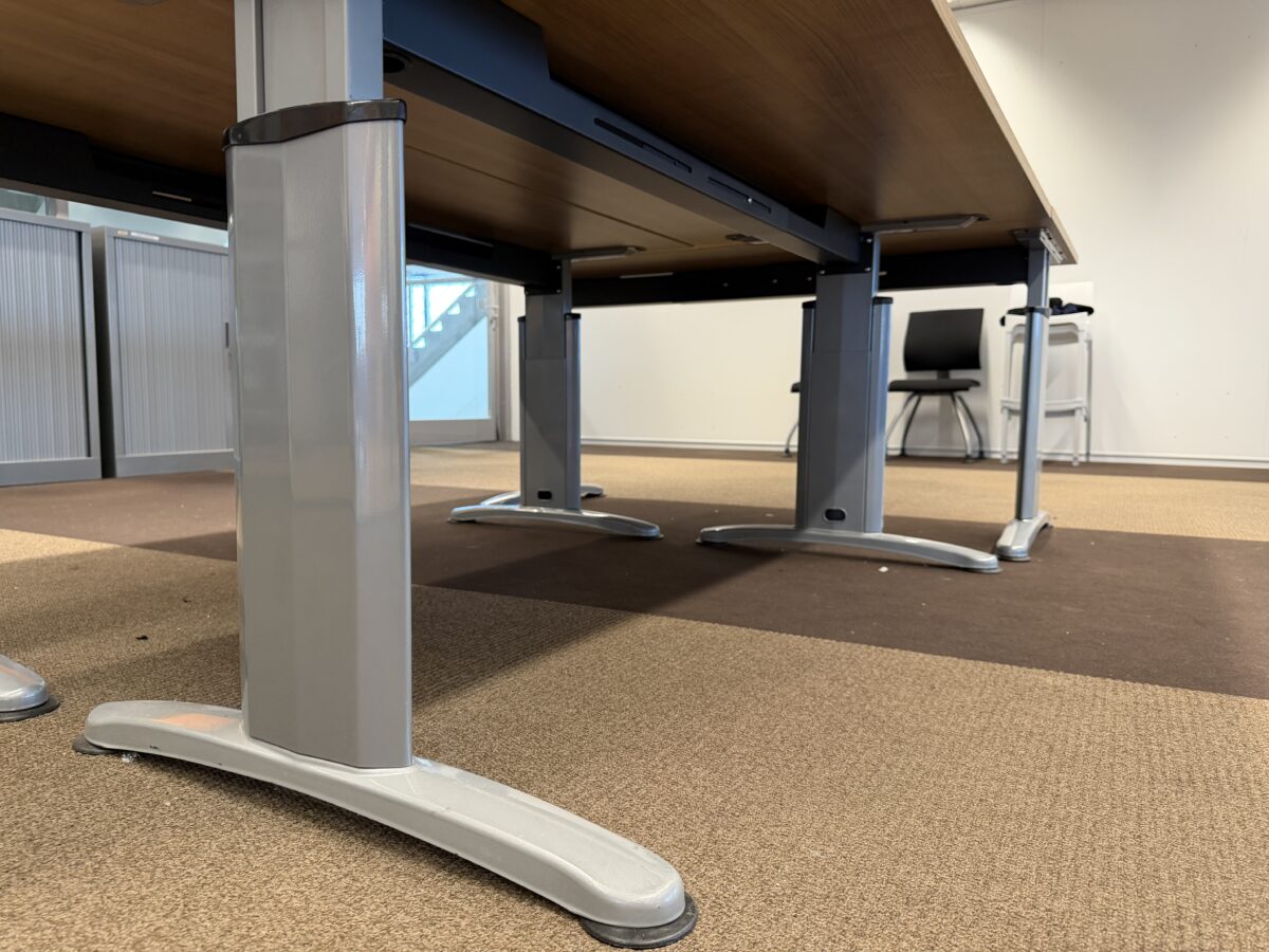 SET - Adjustable duo-desk with screw – 160x80xH64-86 cm, ST04538 - Image 5