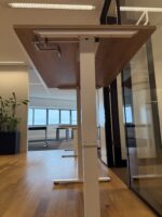 Adjustable sit-stand desk with crank – 120x80xH71-120 cm, ST04543 - Image 6