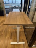Adjustable sit-stand desk with crank – 120x80xH71-120 cm, ST04543 - Image 5