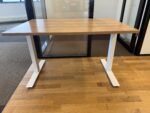 Adjustable sit-stand desk with crank – 120x80xH71-120 cm, ST04543 - Image 8