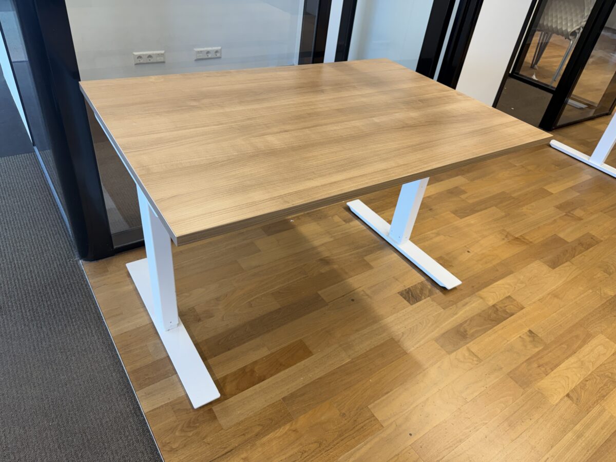 Adjustable sit-stand desk with crank – 120x80xH71-120 cm, ST04543 - Image 11