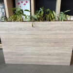 Flower box with natural plant - 168x23xH110 cm, ST04599