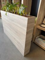 Flower box with natural plant - 168x23xH110 cm, ST04599 - Image 3