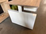 Adjustable desk with crank, drawer and cable management – 180x80xH62-85 cm, ST04600 - Image 5